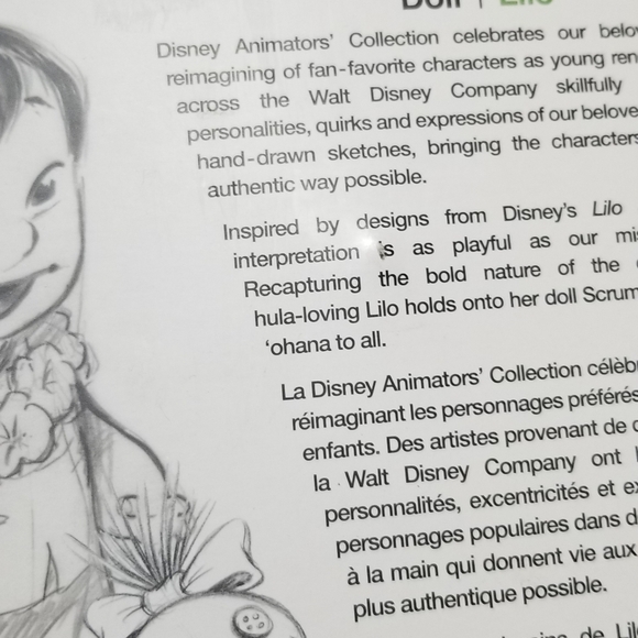 Disney Lilo & Stitch Animators' Collection Lilo 15 Inch Animator Doll - Picture 5 of 6